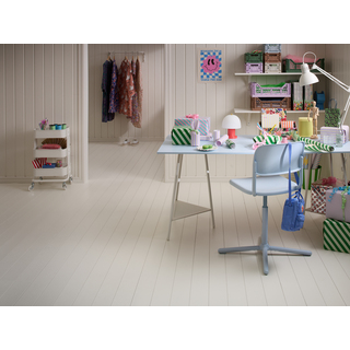 TRÄGOLV LEVA TRADITION VIT